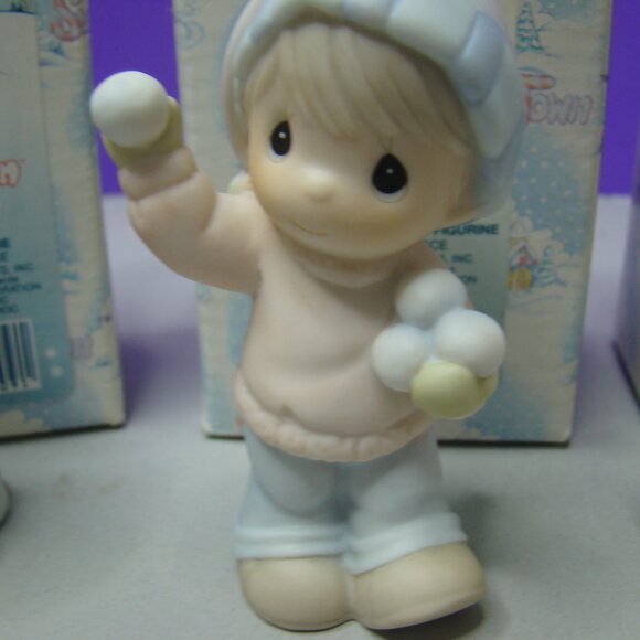 Precious Moments Lot of 3 Sugar Town 529516 528668 528064 grandfather puppies - Picture 3 of 11